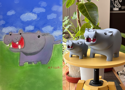 お子さんの絵をおもちゃに