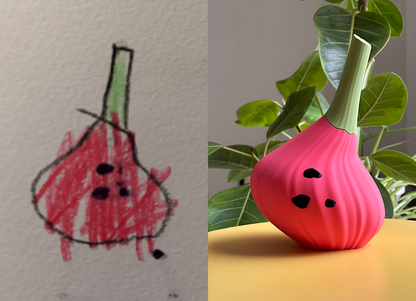 お子さんの絵をおもちゃに