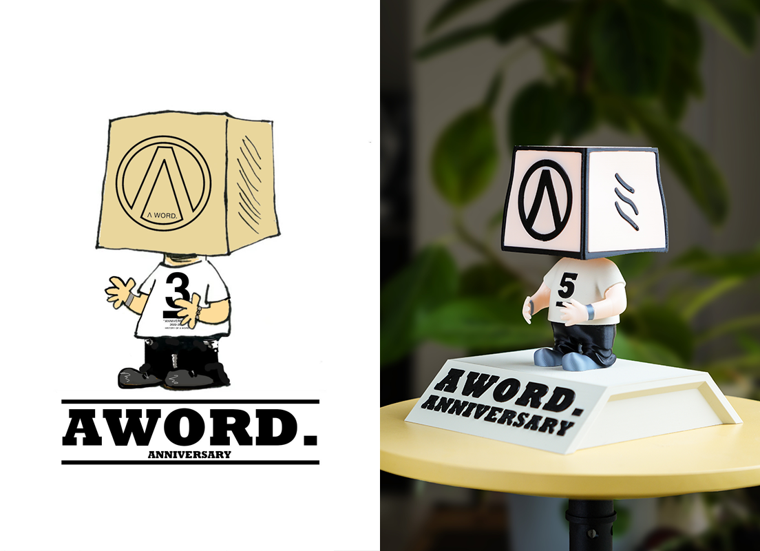 企業キャラクターをオリジナルフィギュアに